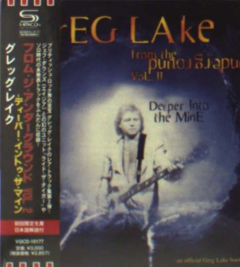 Greg Lake: From The Underground Vol.2 (SHM-CD), CD
