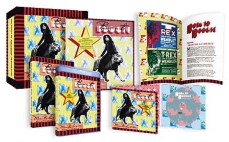 Marc Bolan &amp; T.Rex: Born To Boogie: The Motion Picture (Deluxe-Edition), 1 Blu-ray Disc, 2 DVDs, 1 Single 7" und 2 CDs