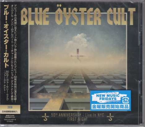 Blue Öyster Cult: 50th Anniversary Live In NYC: First Night, 2 CDs