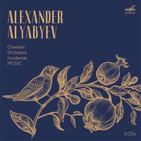 Alexander Alyabiev (1787-1851): Orchesterwerke, Kammermusik &amp; Schauspielmusiken, 3 CDs