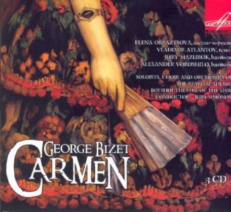 Georges Bizet (1838-1875): Carmen (in russischer Sprache), 3 CDs
