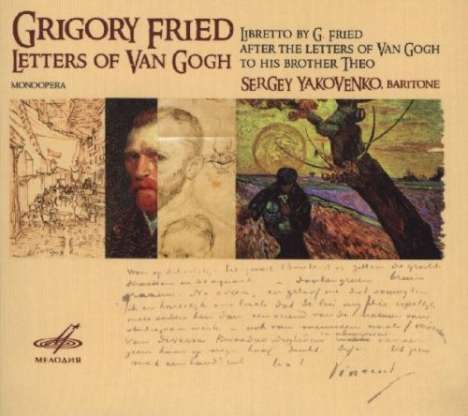 Grigori Frid (1915-2012): Letters Of Van Gogh (Monoopera), CD