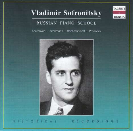 Vladimir Sofronitzky - Russian Piano School, CD