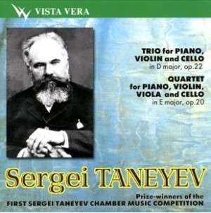 Serge Tanejew (1856-1915): Klaviertrio op.22, CD