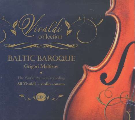Antonio Vivaldi (1678-1741): Sonaten für Violine &amp; Bc RV 11-15, CD