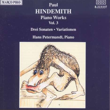 Paul Hindemith (1895-1963): Klavierwerke Vol.3, CD