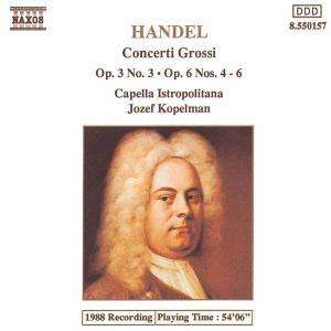 Georg Friedrich Händel (1685-1759): Concerti grossi op.6 Nr.4-6, CD