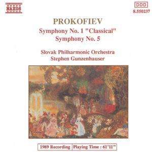 Serge Prokofieff (1891-1953): Symphonien Nr.1 &amp; 5, CD
