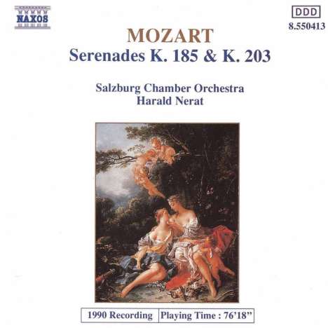 Wolfgang Amadeus Mozart (1756-1791): Serenaden Nr.3 &amp; 4 (KV 185 &amp; 203), CD