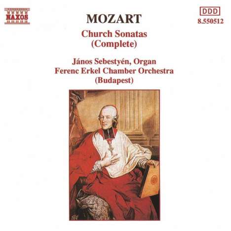 Wolfgang Amadeus Mozart (1756-1791): Kirchensonaten für Orgel &amp; Orchester Nr.1-17, CD