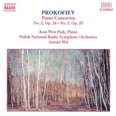 Serge Prokofieff (1891-1953): Klavierkonzerte Nr.2 &amp; 5, CD