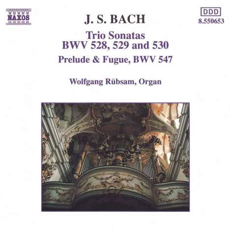 Johann Sebastian Bach (1685-1750): Triosonaten BWV 528-530, CD