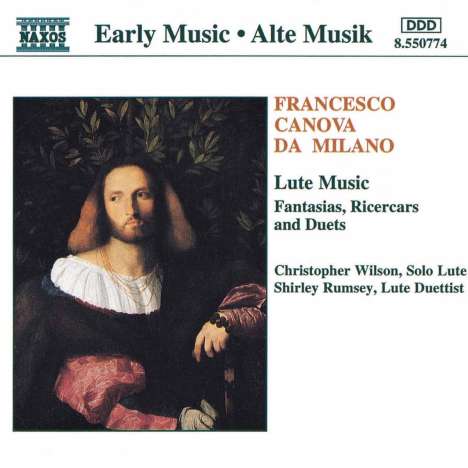 Francesco Canova da Milano (1497-1543): Lautenwerke, CD