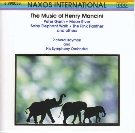 Richard Hayman &amp; His Symphony Orchestra  - The Music of Henry Mancini, CD