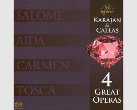 Karajan &amp; Callas - 4 Great Operas, 9 Super Audio CDs