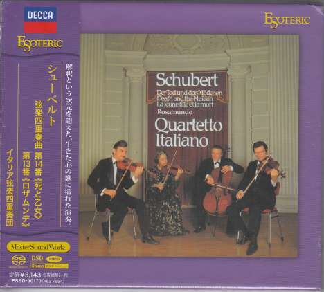 Franz Schubert (1797-1828): Streichquartette Nr.13 &amp; 14, Super Audio CD