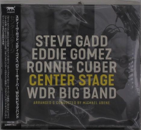 Steve Gadd, Eddie Gomez, Ronnie Cuber &amp; WDR Big Band: Center Stage (Digipack), CD