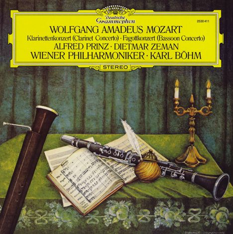 Wolfgang Amadeus Mozart (1756-1791): Klarinettenkonzert KV 622 (120g), LP