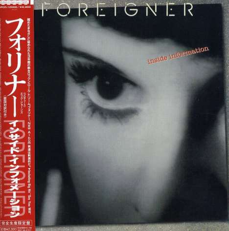 Foreigner: Inside Information (Digisleeve), CD