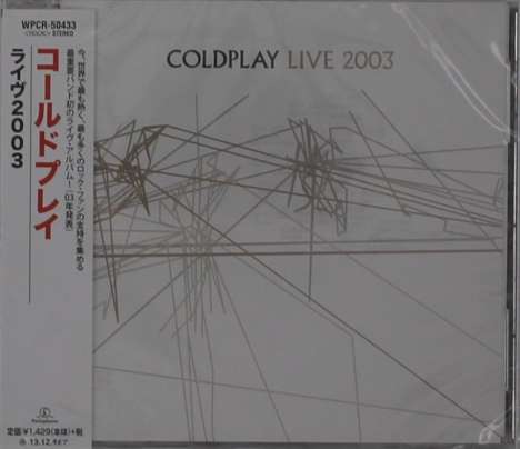 Coldplay: Live 2003, CD