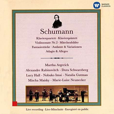 Robert Schumann (1810-1856): Klavierquartett op.47, 2 CDs