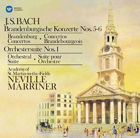 Johann Sebastian Bach (1685-1750): Brandenburgische Konzerte Nr.5 &amp; 6, CD