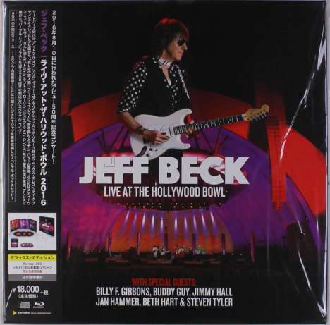 Jeff Beck: Live At The Hollywood Bowl (Limited-Edition), 1 Blu-ray Disc, 3 LPs und 2 CDs