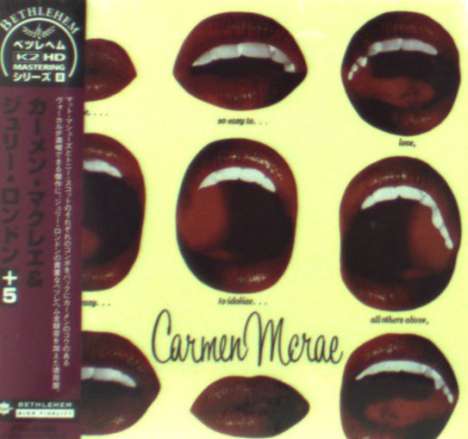 Carmen McRae (1920-1994): &amp; Julie London (Papersleeve), CD