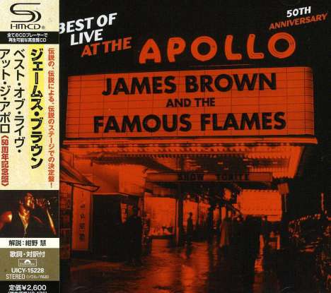 James Brown: Best Of Live At The Apollo (50th Anniversary) (SHM-CD), CD