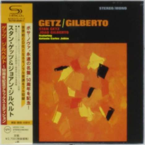 Stan Getz &amp; João Gilberto: Getz/Gilberto: 50th Anniversary Deluxe Edition (SHM-CD) (Limited Papersleeve), CD