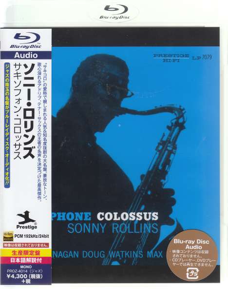 Sonny Rollins (geb. 1930): Saxophone Colossus (Blu-ray Audio), Blu-ray Audio