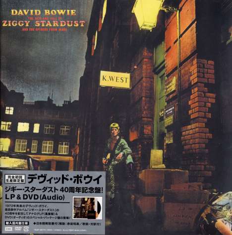 David Bowie (1947-2016): The Rise And Fall Of Ziggy Stardust And The Spiders From Mars (remastered) (180g) (40th Anniversary Limited Edition) (LP + Audio-DVD), 1 LP und 1 DVD