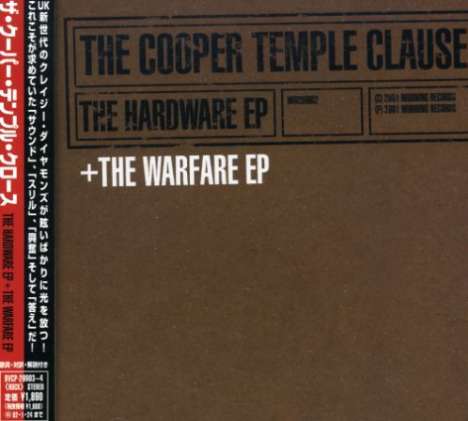 The Cooper Temple Clause: Hardware EP + The Warefare EP, 2 CDs