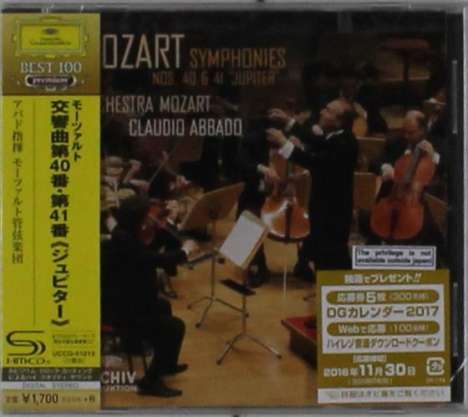 Wolfgang Amadeus Mozart (1756-1791): Symphonien Nr.40 &amp; 41 (SHM-CD), CD