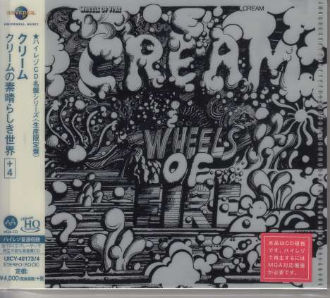 Cream: Wheels Of Fire (2 UHQ-CD/MQA-CD) (Reissue) (Limited-Edition), 2 CDs