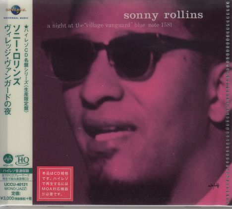 Sonny Rollins (geb. 1930): A Night At The Village Vanguard (UHQ-CD/MQA-CD) (Limited-Edition), CD
