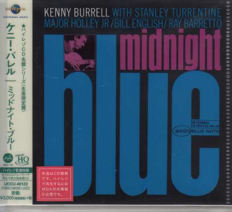 Kenny Burrell (geb. 1931): Midnight Blue (UHQ-CD/MQA-CD) (Reissue) (Limited-Edition), CD