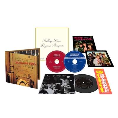 The Rolling Stones: Beggars Banquet (2 SACD + Flexidisc) (7" Format) (Digisleeve im Schuber), 2 Super Audio CDs und 1 CD
