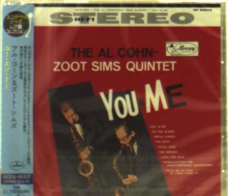 Al Cohn &amp; Zoot Sims: You 'n Me, CD