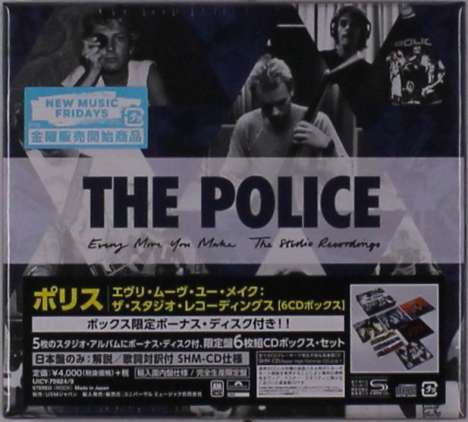 The Police: Every Move You Make: The Studio Recordings (SHM-CDs), 6 CDs