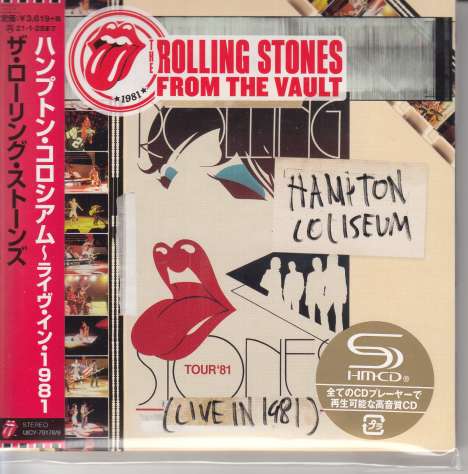 The Rolling Stones: From The Vault: Hampton Coliseum (Live in 1981) (SHM-CD) (Digisleeve), 2 CDs