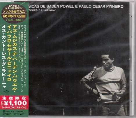 Baden Powell E Paulo Cesar Pinheiro: Os Cantores Da Lapinha, CD
