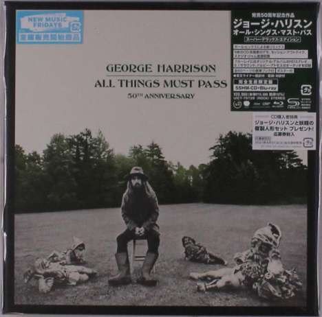 George Harrison (1943-2001): All Things Must Pass (50th Anniversary Edition) (Super Deluxe Edition) (SHM-CD), 5 CDs und 1 Blu-ray Audio