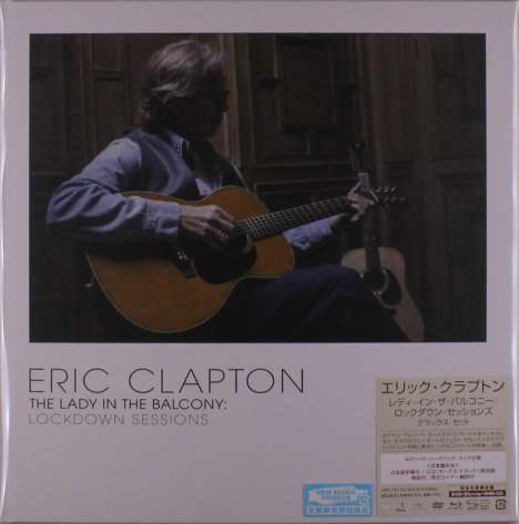 Eric Clapton (geb. 1945): The Lady In The Balcony: Lockdown Sessions (DVD, Blu-ray Disc + SHM-CD), 1 DVD, 1 Blu-ray Disc, 1 CD und 1 Buch