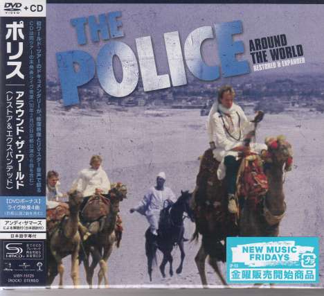 The Police: Around The World (Digipack) (SHM-CD), 1 CD und 1 DVD