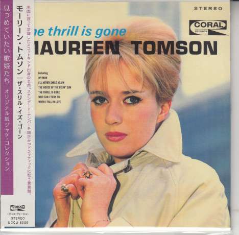 Maureen Tomson: The Thrill Is Gone (Papersleeve), CD