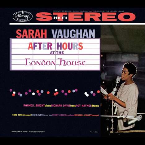 Sarah Vaughan (1924-1990): After Hours At The London House (SHM-CD) [Jazz Department Store Vocal Edition], CD