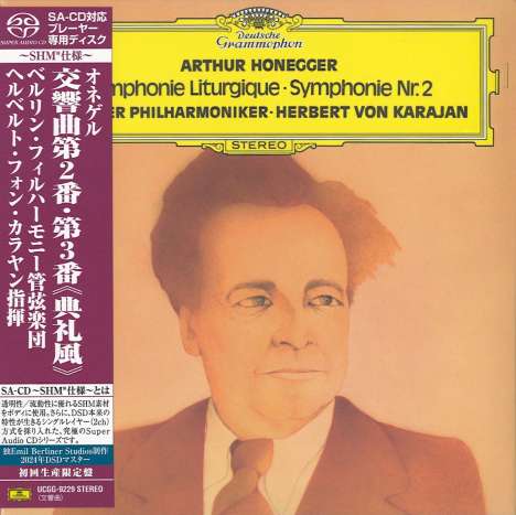 Arthur Honegger (1892-1955): Symphonien Nr.2 &amp; 3 (SHM-SACD), Super Audio CD Non-Hybrid
