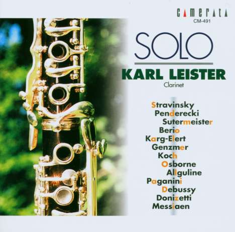 Karl Leister - Solo, CD