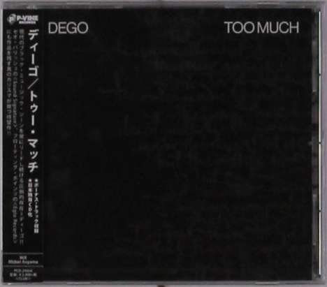 Dego: Too Much, CD